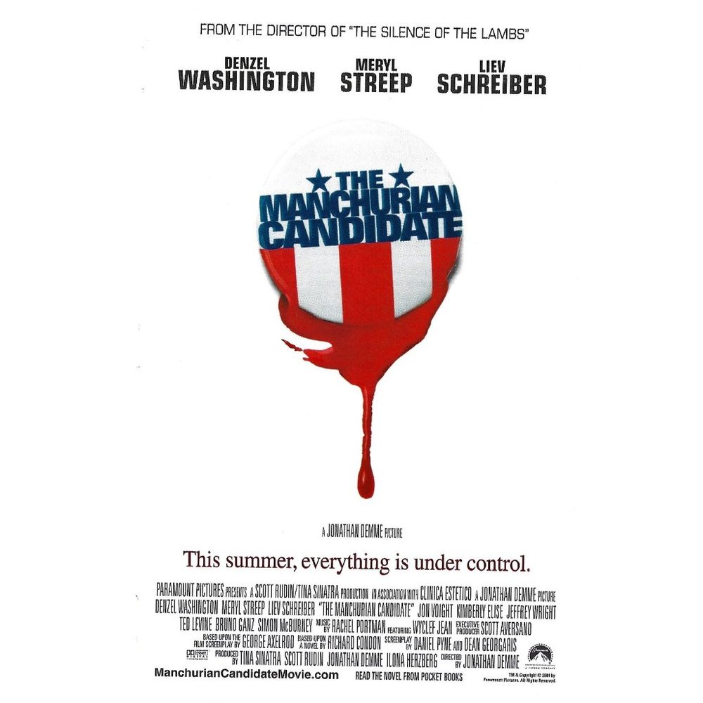 The Manchurian Candidate Movie AD Denzel Washington Meryl Streep 2000s Print Ad